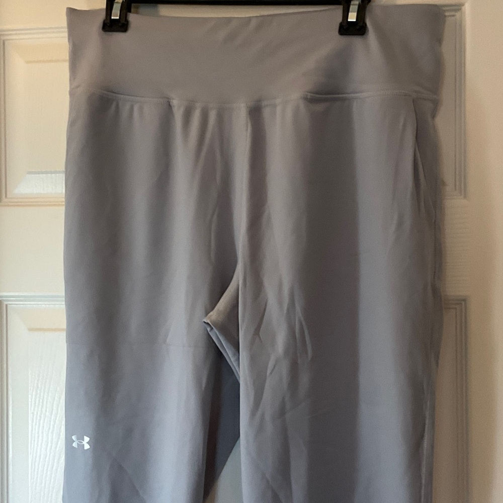 Under Armour Light Gray High-Waist Leggings